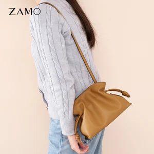 Manufacturers Soft Pleated Vintage Women Shoulder Bag Lucky Pocket Drawstring Lady Clutch Bag for Ladies