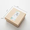 Caja de papel kraft para sobres (sobre no incluido)