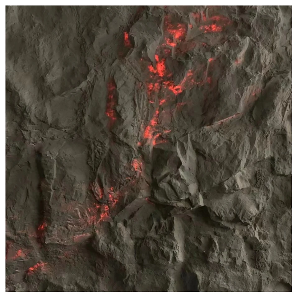 Translucent FRP Rock Wall Panels Backlit Volcanic Lava Effect Artificial  Stone Cladding for Interior Exterior