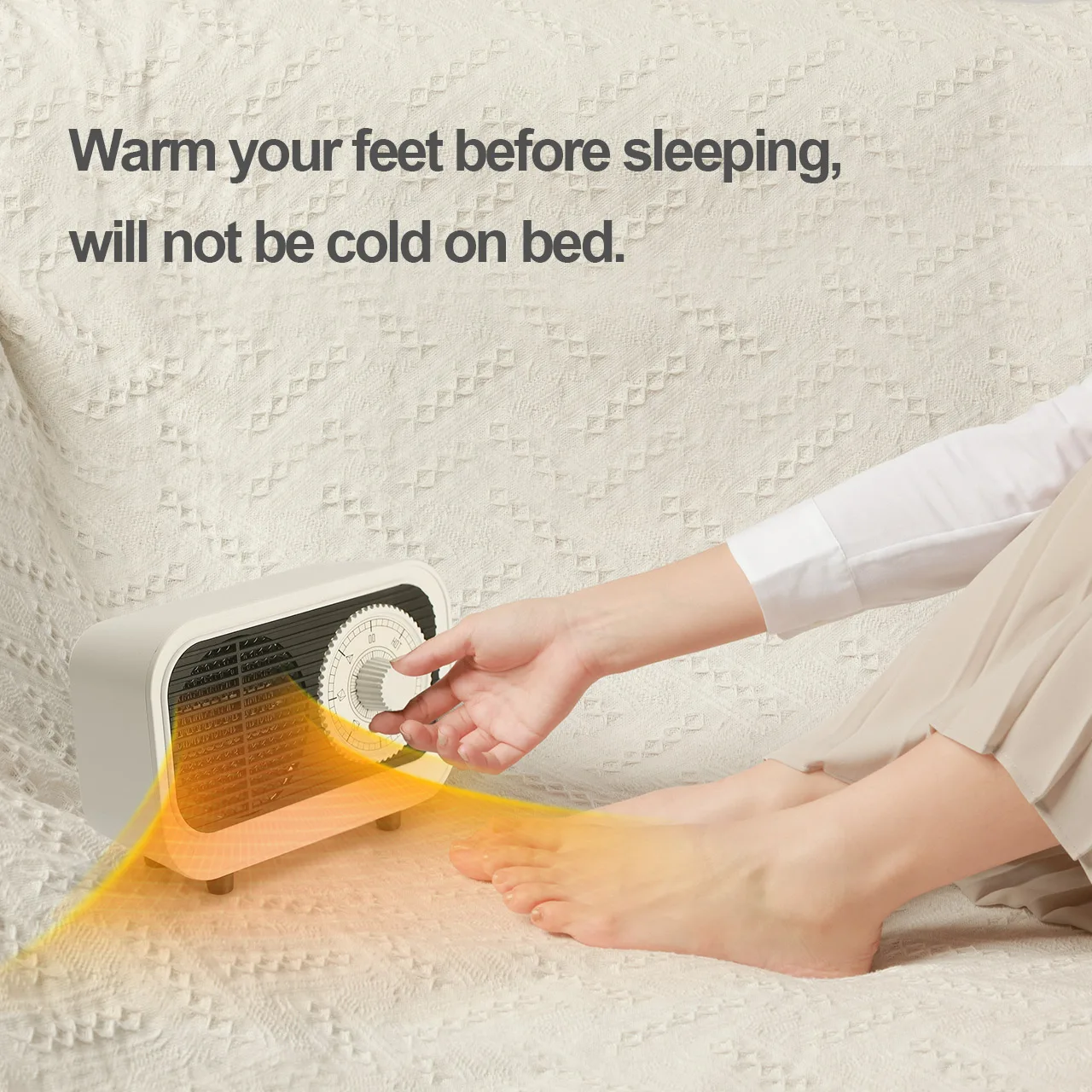 Old School Hands Warmer Foot Heater For Ladies Desktop Small Home Use Hot Wind Hot Air Machine PTC Ceramic Heating