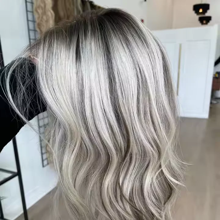 13*6 HD Front Wig Women Mix Hair Raw Afro Straight Available Long Medium Short Blonde 60# Highlight Transparent