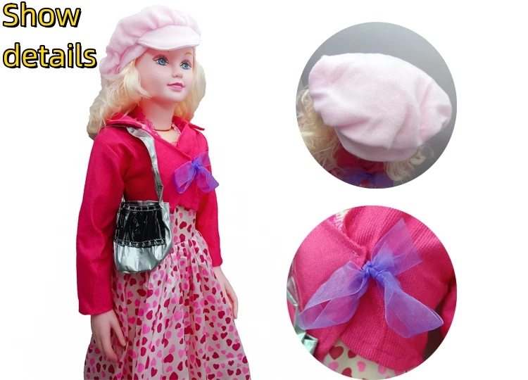 Most Popular Funny Toys Plastic Dress Up Doll Barrel Packing Custom Oem
