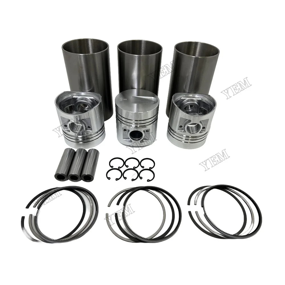 S3E Piston + Piston Ring + Liner Kit for Mitsubishi WS300A Piston 34617-00100