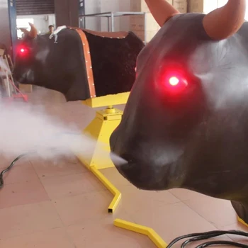 Carnival Smoking Mechanical Bull Wholesale in USA  Cheap Mechanical Bull for Sale with Bounce House