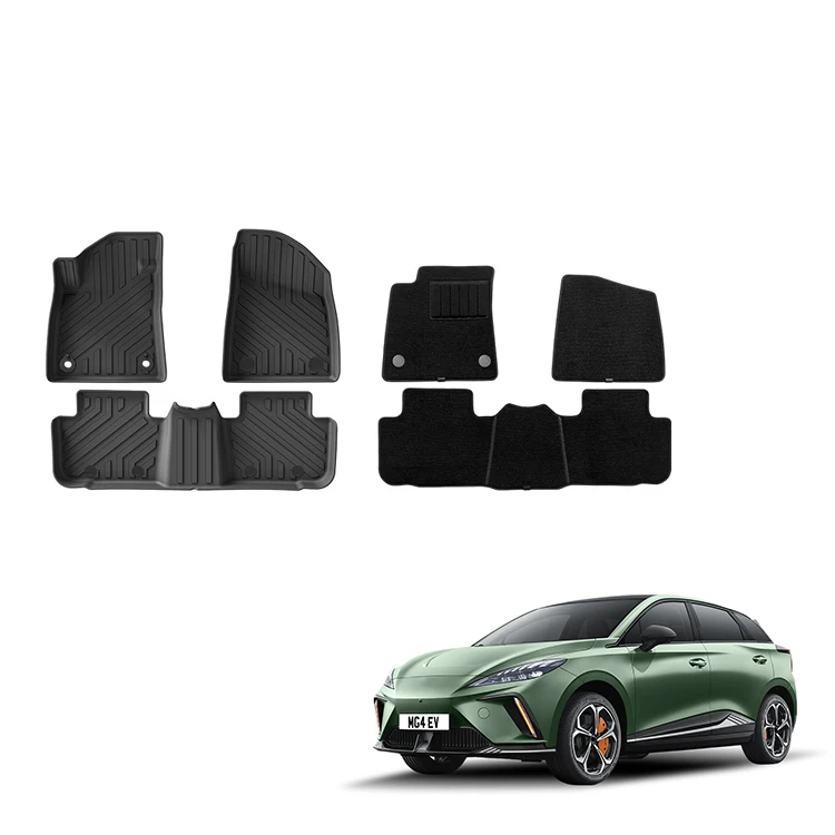 Double Layer Floor Mat for MG4 EV Accessories TPE Blanket Waterproof Foot Pad Scratch Resistant Floor Liner Interior Accessory