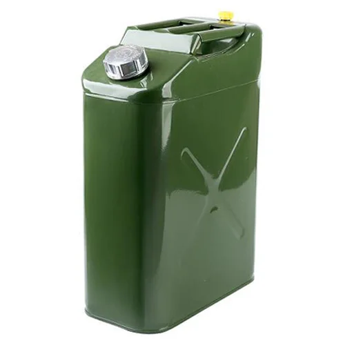 Jerry Can 5 Gallon 20L Gas Gasoline Fuel Green Container Metal Tank With Holder 