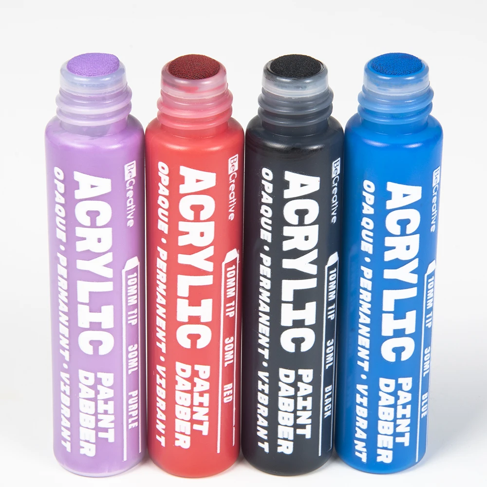 Custom 30ml Bingo Dabber Acrylic Ink Art Markers Set for Home Party & Creativity