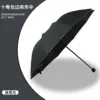 10k black vinyl-coated business umbrella-black