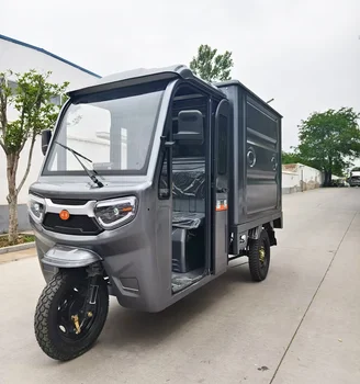 2025 Latest High Quality Electric Cargo Tricycle Powerful Three-Wheeled Courier Truck