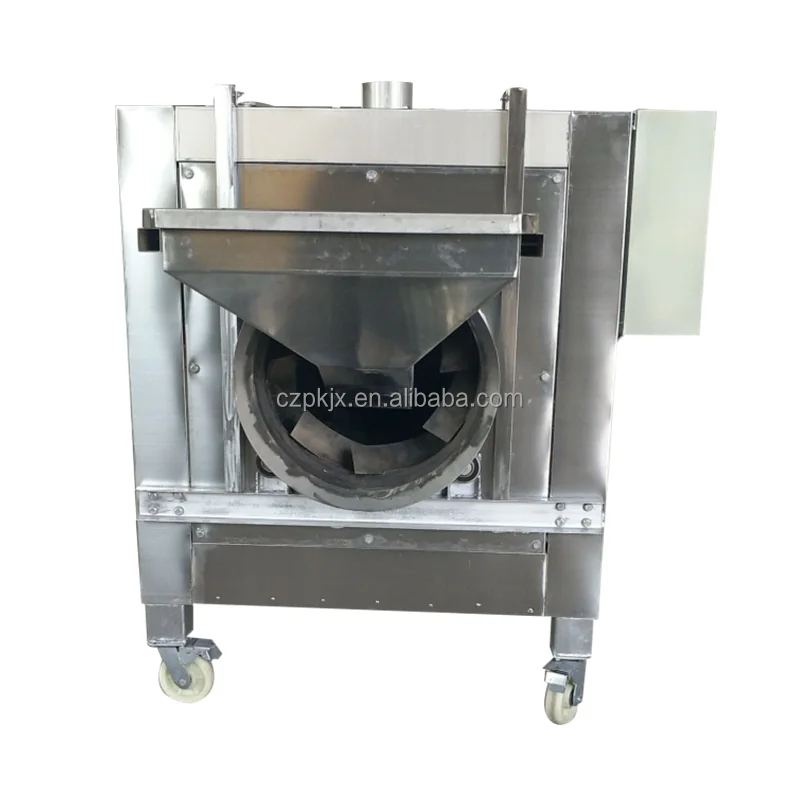 Continuous Nut Roasting Machine Groundnut Roasting Machinery Peanut Roaster  Machine
