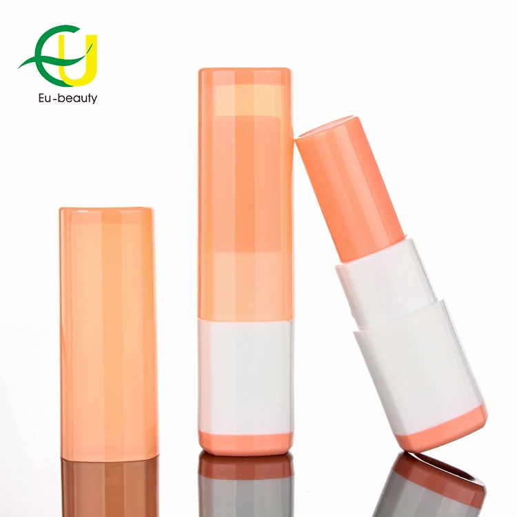 Hot Style Cream Pink 3g Empty 3ml Abs Cosmetic Lip Balm Case Tubes Lipstick Tube