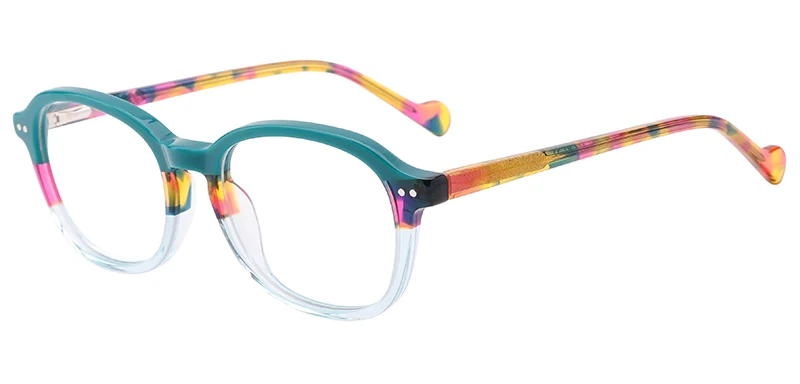 Trussardi Multicolor Acetate Glasses (Frames)