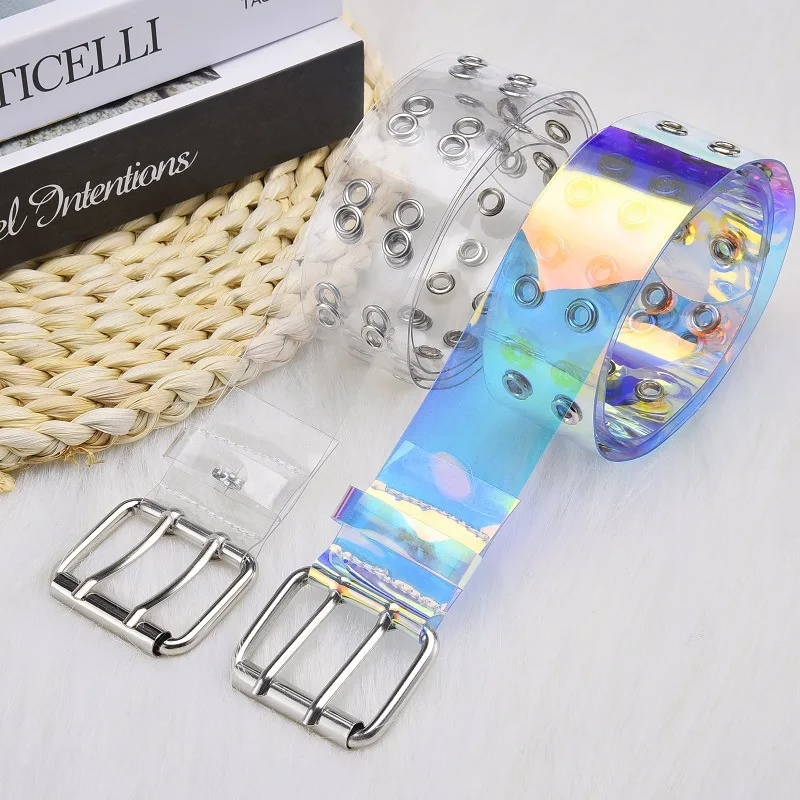 Pvc Transparent Belt Fashion Men's 