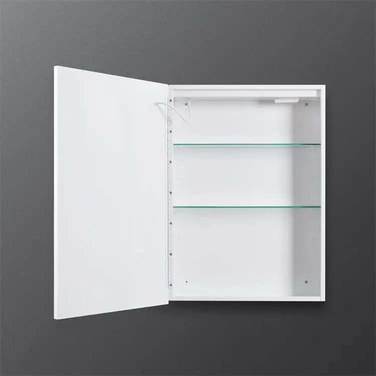 Роскошный светодиодный зеркальный шкаф с акриловым освещением металлическая подсветка для ванной комнаты медицинский домашняя мебель