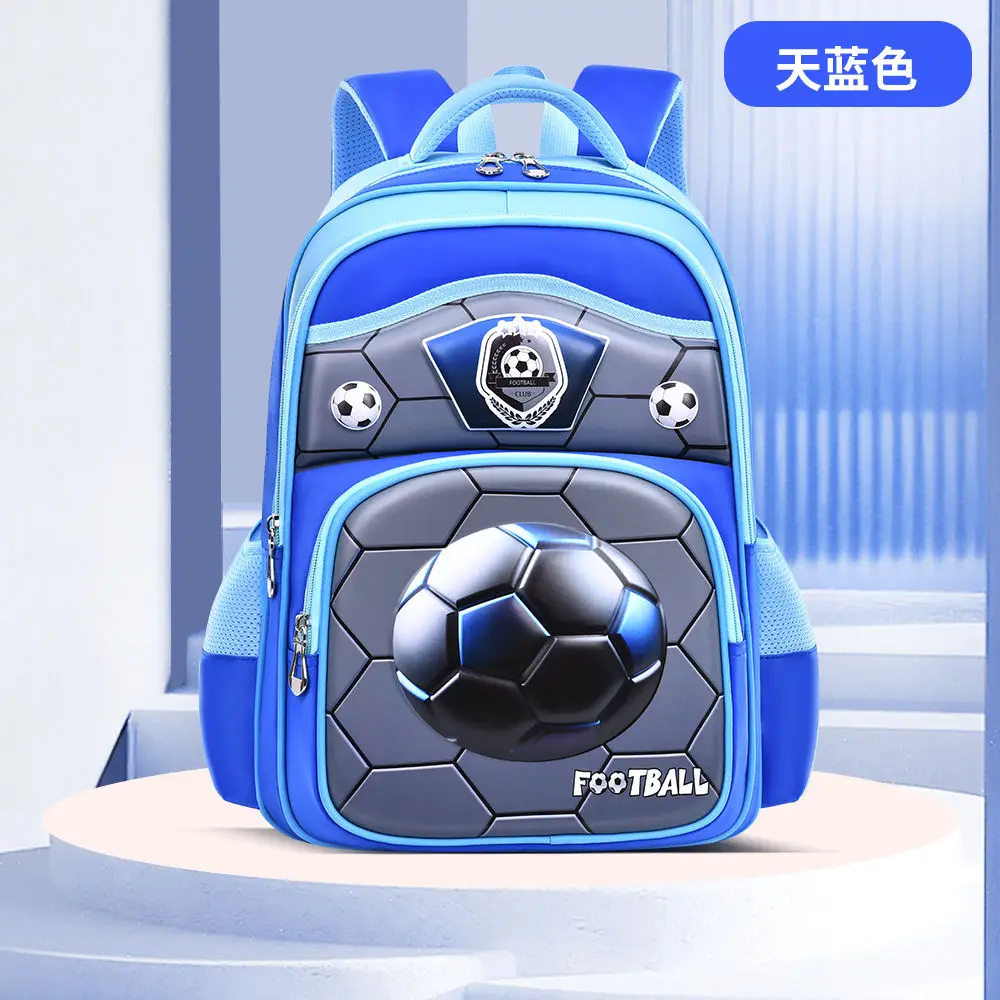 High Quality School Bag Kids Backpack Boy Car Football School Backpack