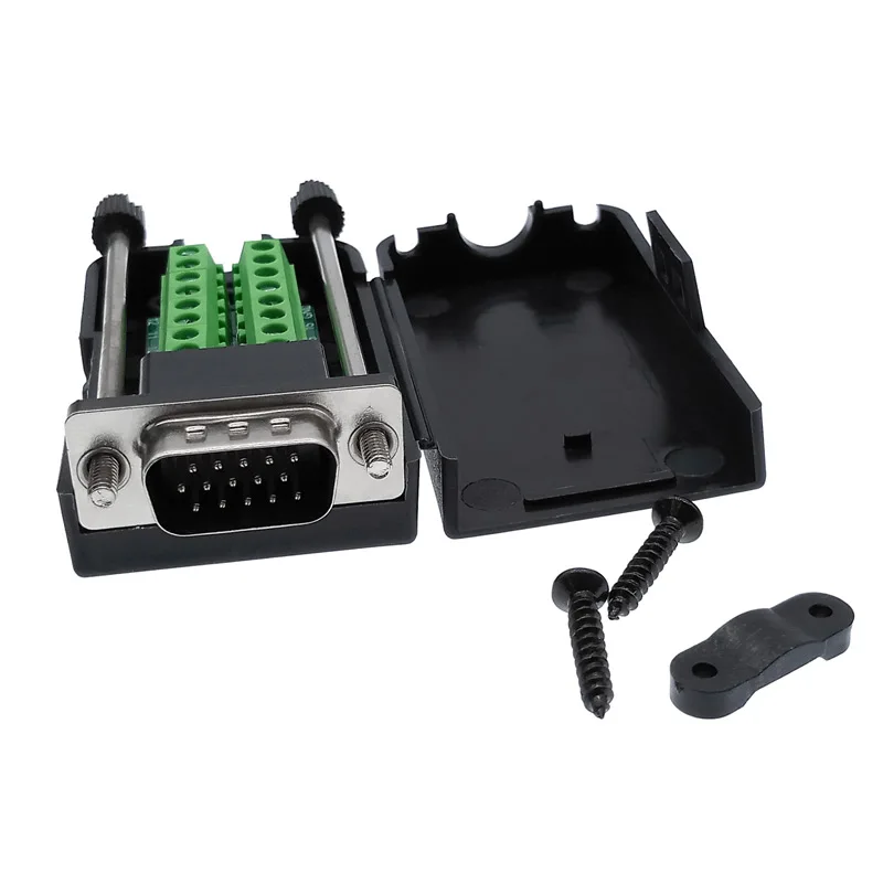 S SIENOC D-Sub DB15 VGA Femmina 3Row 15 pin Plug spina a terminal bordo