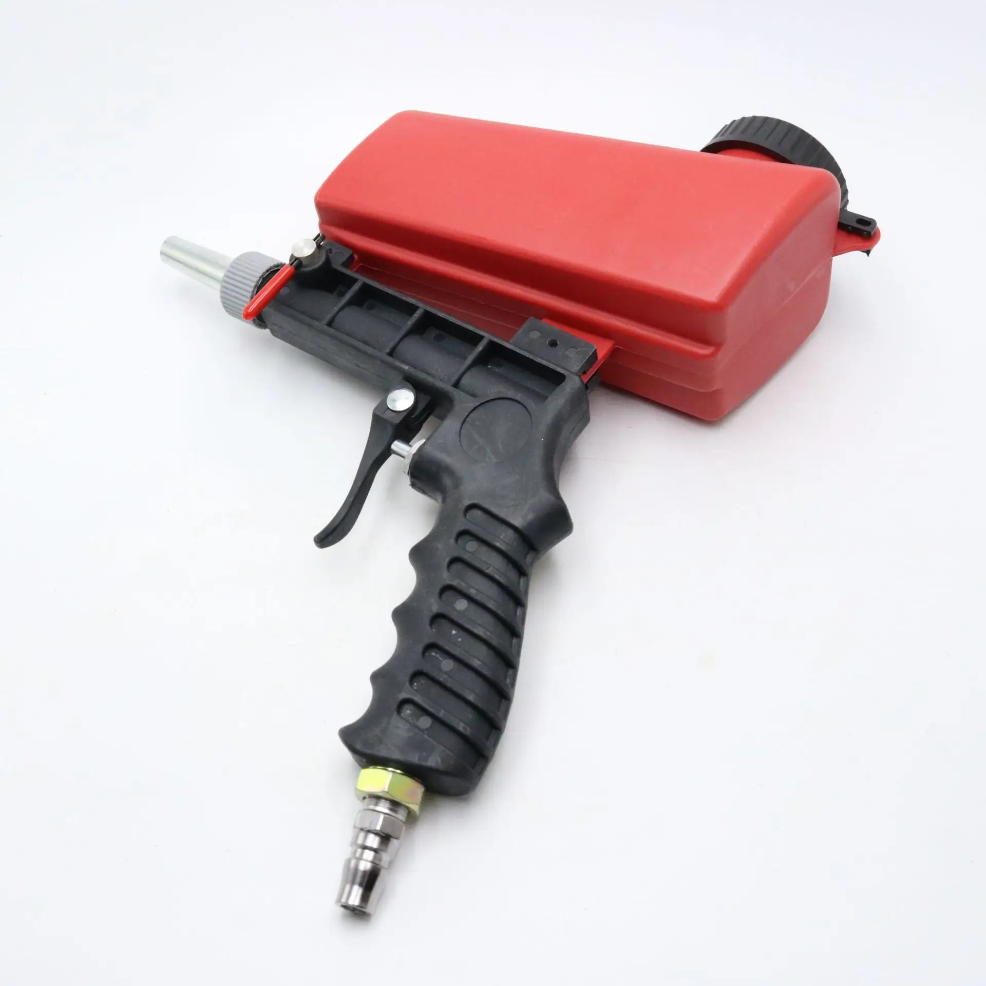 Sandblasting Gun Gravity Feed Air Sandblast Portable Speed Blaster Sand ...