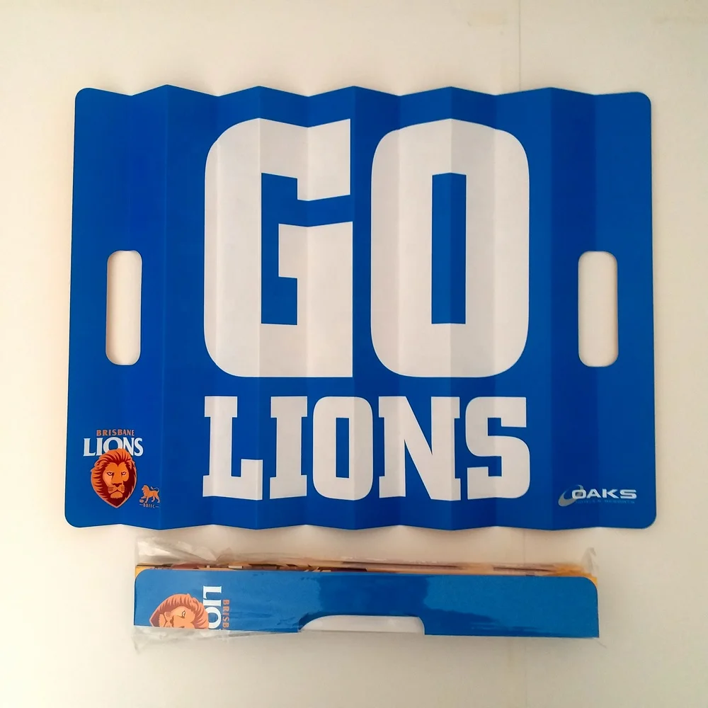 Сделанный на заказ складной бумажный вентилятор-хлопушка 30x45 см, ручной шумоподавитель