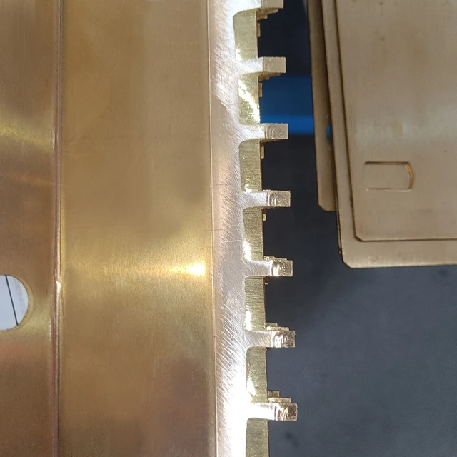 China Food Grade H62 Copper CNC Lathed for Dongfang Fresh Noodle Cutter Combs for Instant Noodle Maker 2