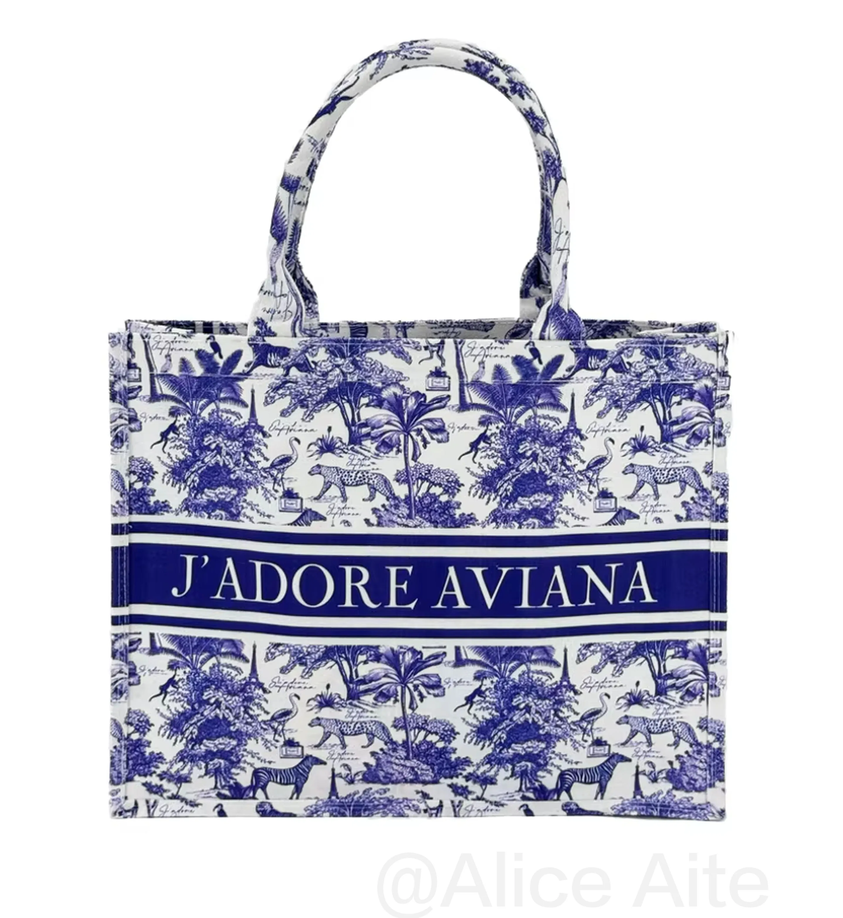 Factory Wholesale Custom Canvas Tote Bags Vintage Floral Design with Concealed Buckle Heat Transfer Printing for Gift supplier