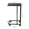 Black bedside table