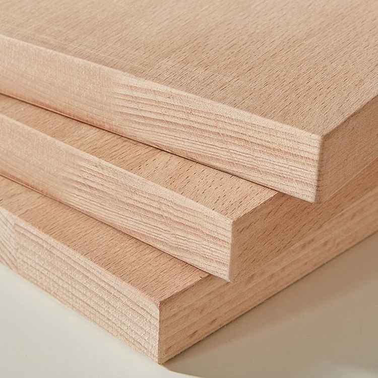 Wholesale Customized Design 18/22/25mm ENF Poplar Solid Wood Boards Rubberwood Board For Living Room Furniture details