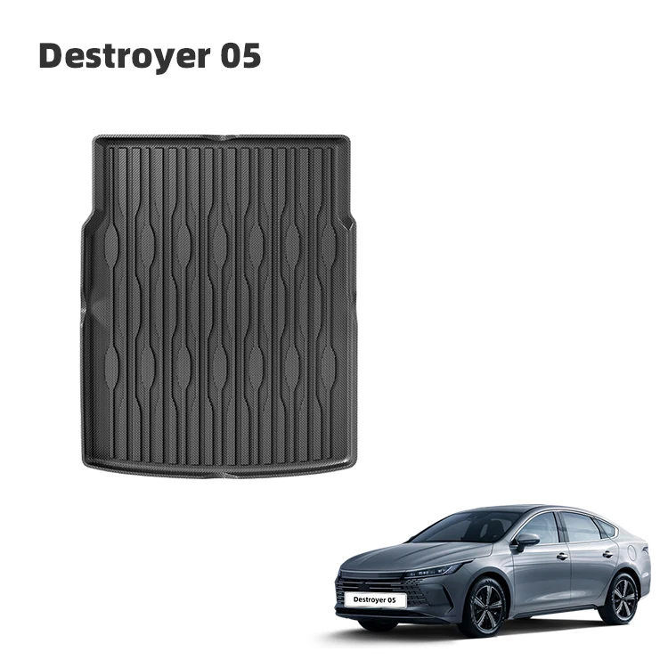 Auto Accessories Rear Trunk Cargo Liner for BYD Chazor Hybrid Destroyer 05 Interior Mat TPE Cargo Pad