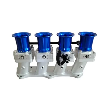 CNC Made Aluminum Billet Intake Manifold for Honda K-Series New Individual Throttle Bodies 55MM-65MM Fit Models K20 K20A K20Z