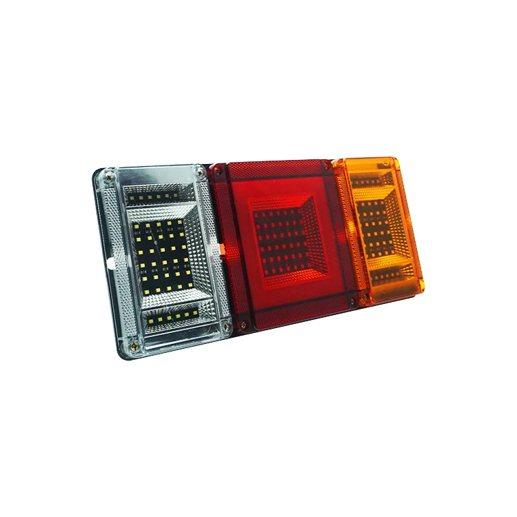 Led Truck Tail Light Rear Lamps Led Lights Stoplight Trailler Lamps Amber  6
