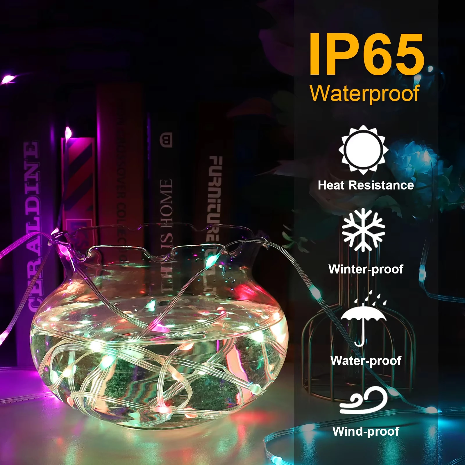 Wholesale 100 LED Smart String Lights Outdoor Patio Christmas Holiday Decorations Indoor Waterproof Starry Fairy Lights Lights