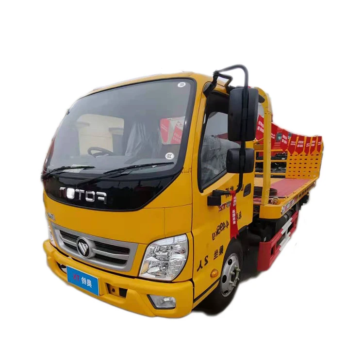 Высокое качество 4 5 тонн использованный дизельный контейнер бортовой прицеп грузовик новое состояние 4x2 левое рулевое управление для продажи