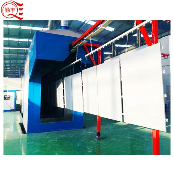 Powder Industrial Coating Plant Line System Catena pro Vehiculis