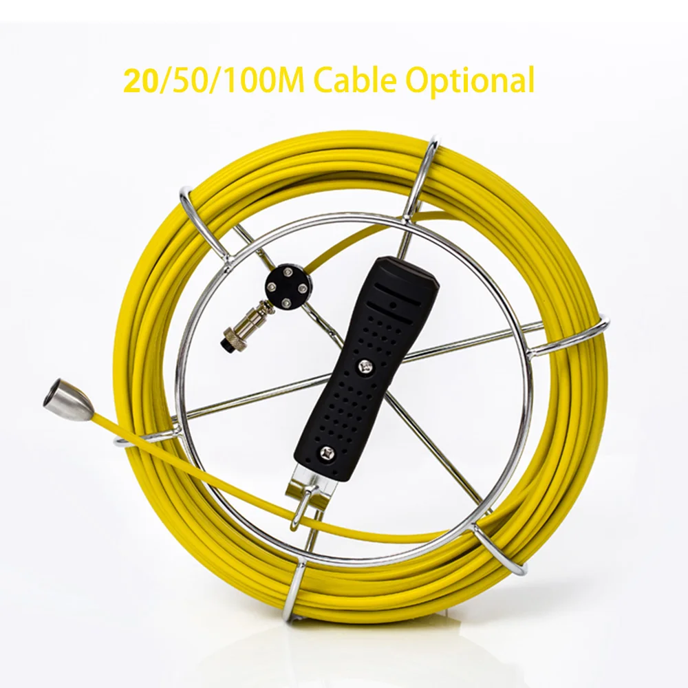 High Quality Sewer Pipe Inspection IP68 Waterproof Pipe Plumbing Camera 17MM Camera Head&Video Recording 