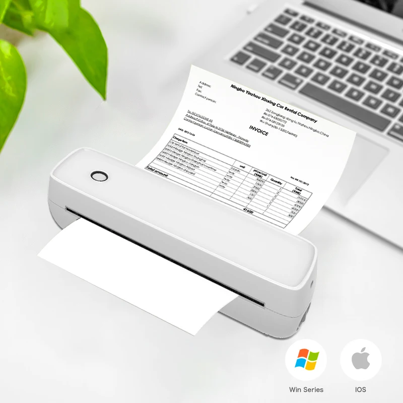 A4 Portable Thermal Printer A80 Supports 8.26"x11.69" A4 Thermal Paper