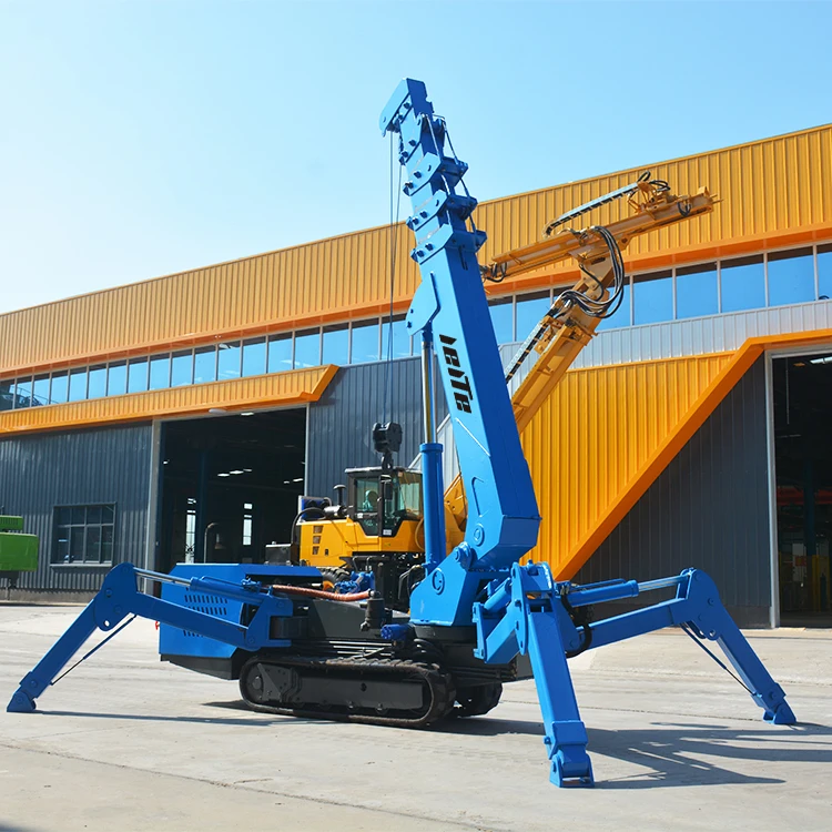 Aerial Work Spider Crane  Portable Floor Hydraulic Small Crane for Warehouse Construction Lifting Equipment Mini Hoist Cranes
