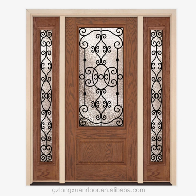 Customizable Mahogany Timber Double Front Doors - Ideal for Luxury Grand Entrance Design