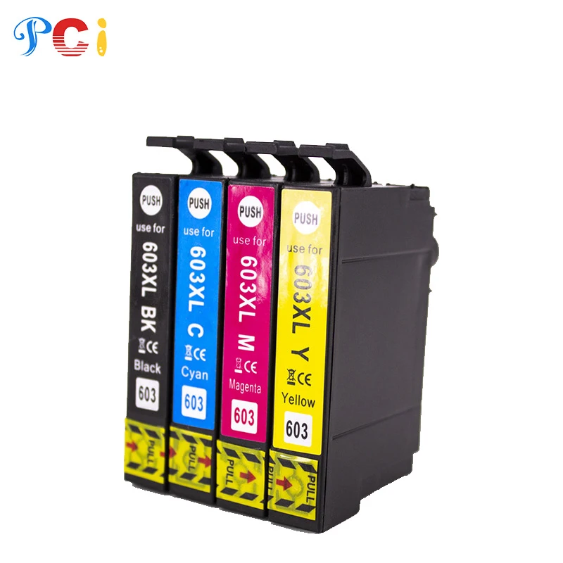 Cartouches D'encre Compatibles Pour Imprimantes Epson XP/Workforce Série 603XL - Lot 4 Couleurs - Garantie 2 Ans