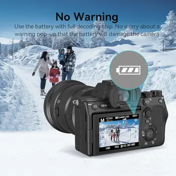 SMALLRIG NP-FZ100 2400mAh Camera Battery for Sony A7R V, A7 IV, A7S III, A7CR, USB-C Fast Charging Rechargeable Battery-4265 detail image