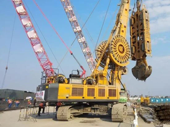 Hoisting Cutter XTC80/55 55m Diaphragm Wall Grab Trench Cutter - Efficient Trenching ...