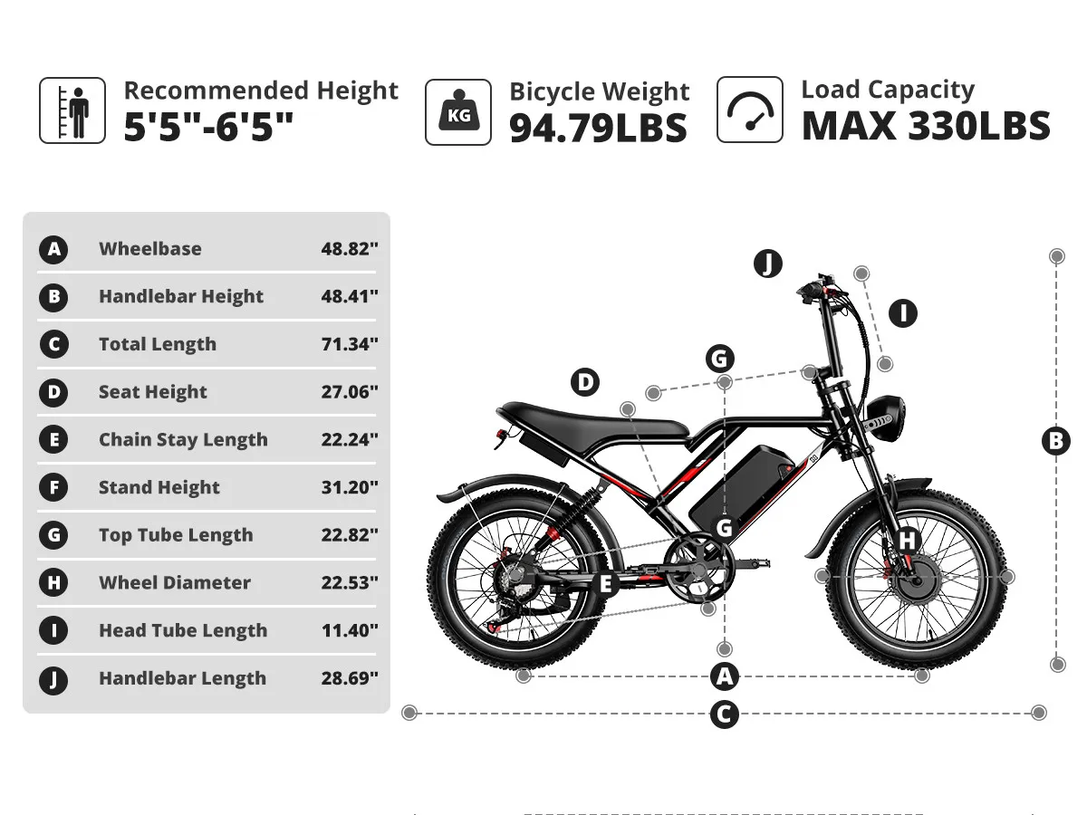 Premium Wholesale Prices for 1000W, 250W, and 2000W Mountain E-bikes with 20 Inch Fat Tires - Electric Pedal Bicycle - Image 6