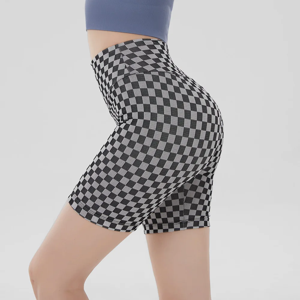 White Yoga Shorts Womens