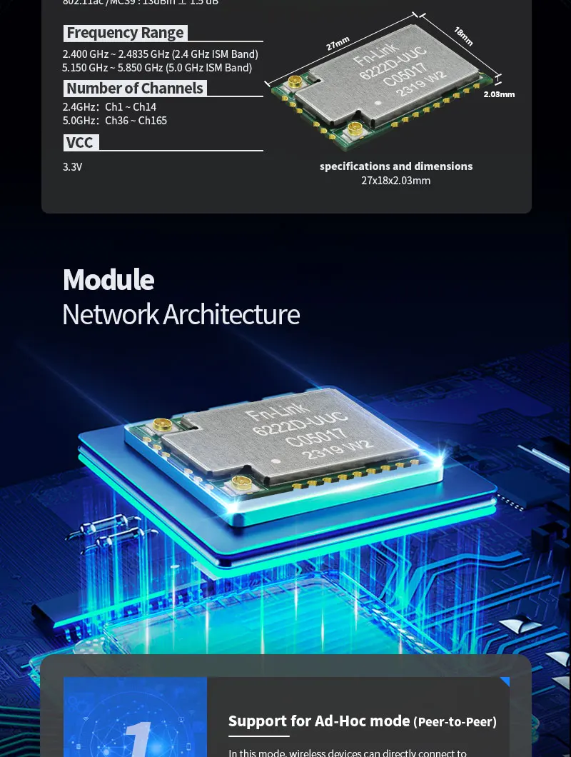2.4G/5G USB Wireless Module Realtek RTL8822CU For Sale Ble Wifi Modules ...