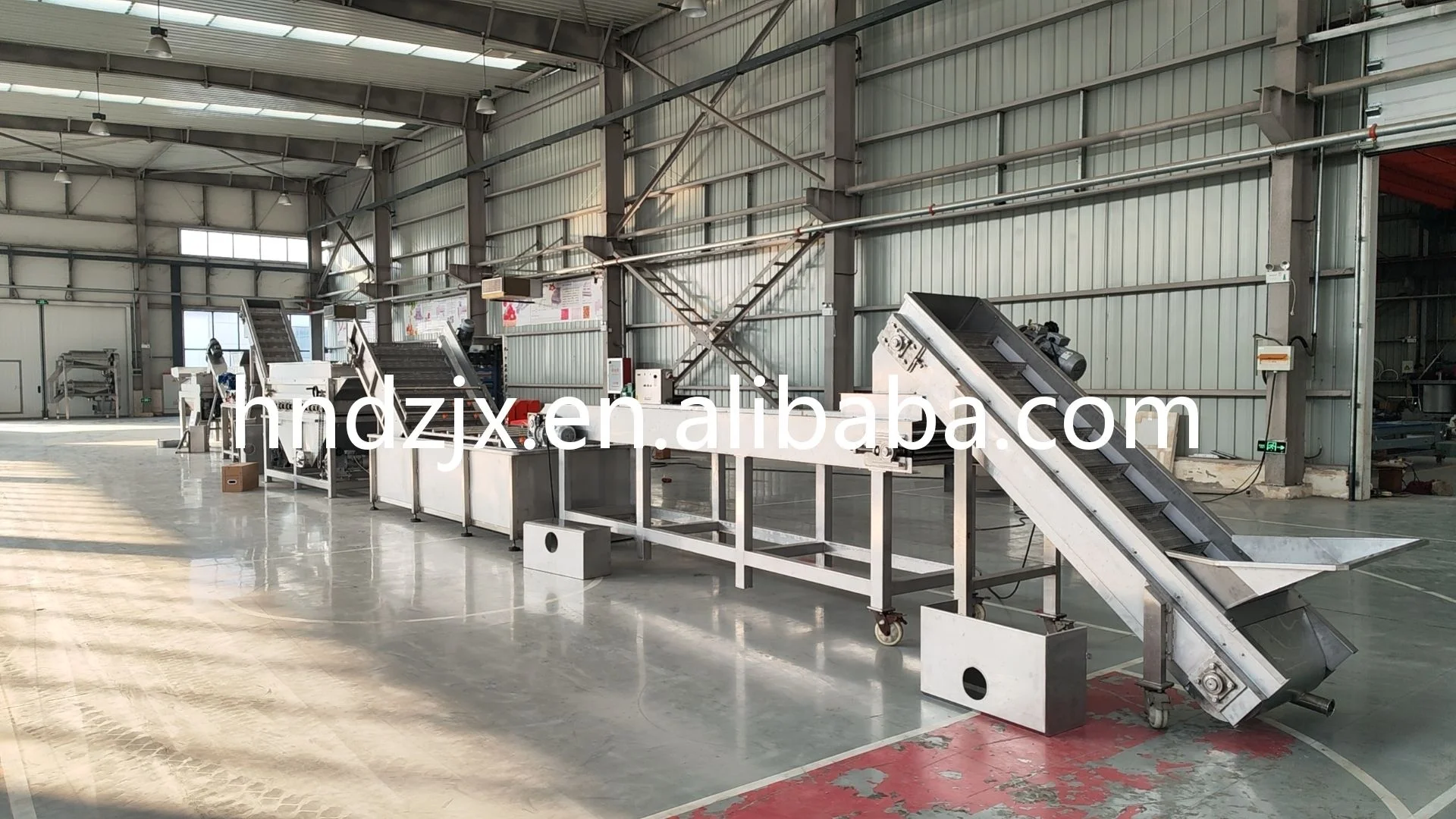 DZJX Continuous Water Bubble Fruit and Vegetable Papaya Aloe Vera Apple Wash Peeling Cleaning Washing Machine