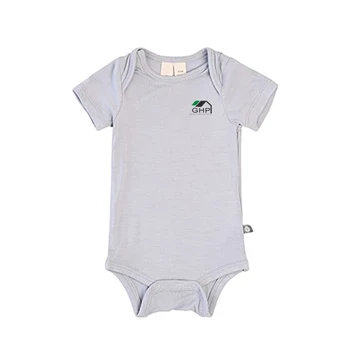 100% Organic Natural Bamboo Baby Clothes Romper Wholesale Custom Baby Unisex Baby Rompers