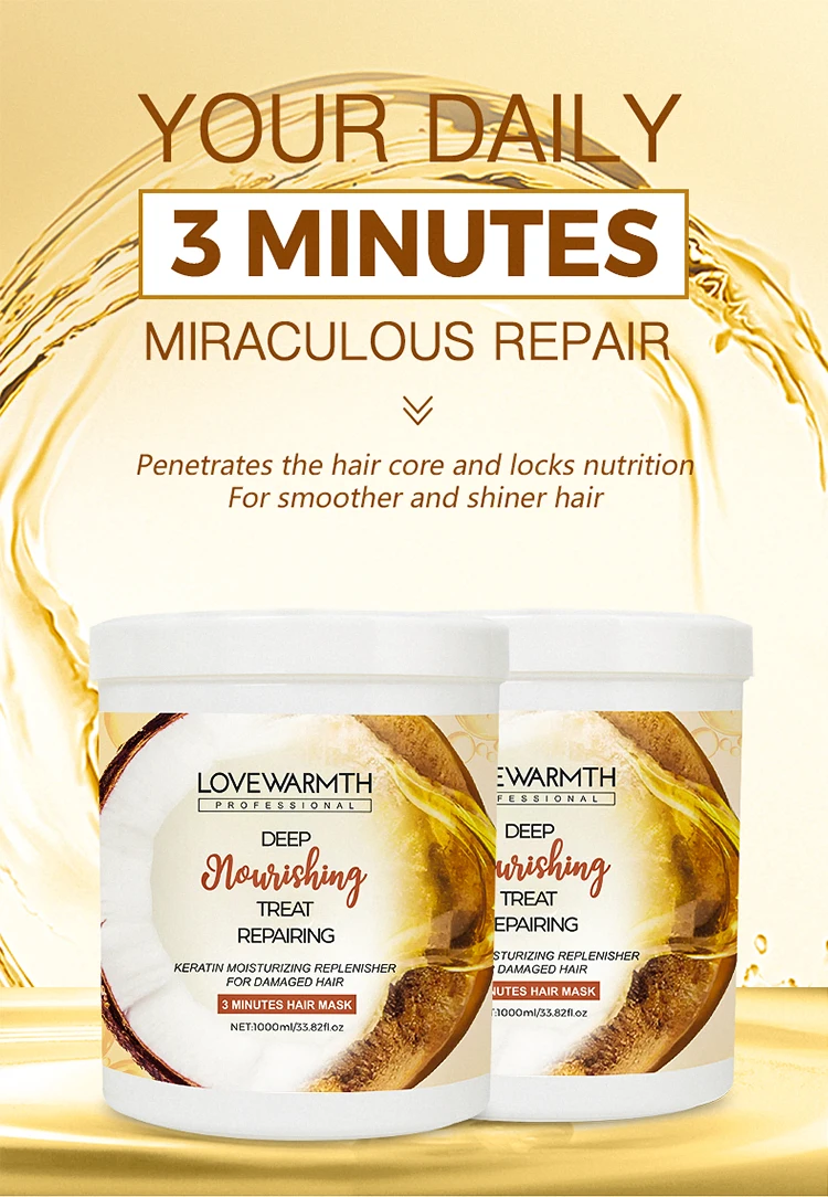 Coconut Oil Nutrition Onion Hair Mask Intensive Hair Masque Moisturizing Function