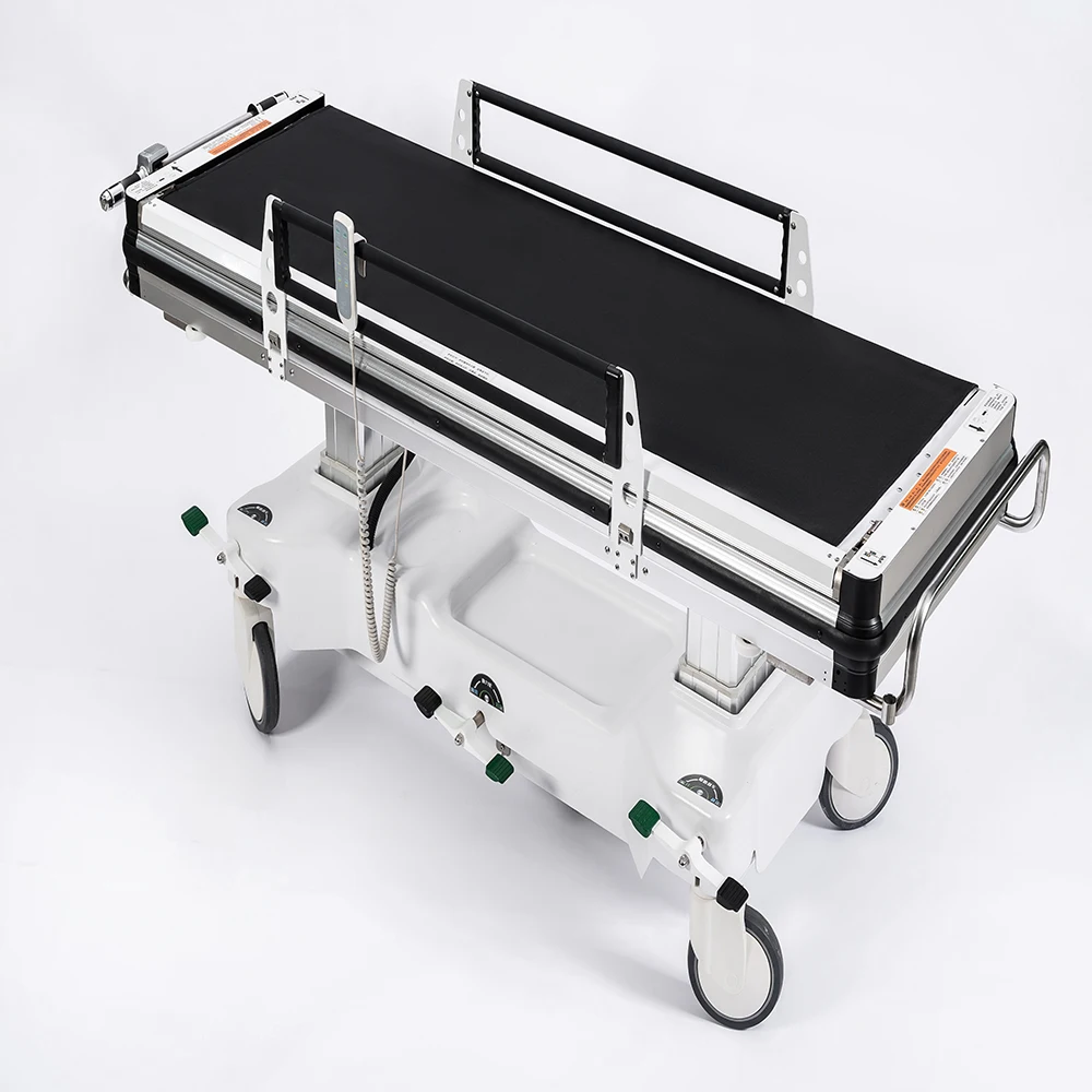 Hospital Bed Medical Electric Patient Transfer Bed Safe Patient Lift Device Patient Transfer Beds for ICU Room supplier