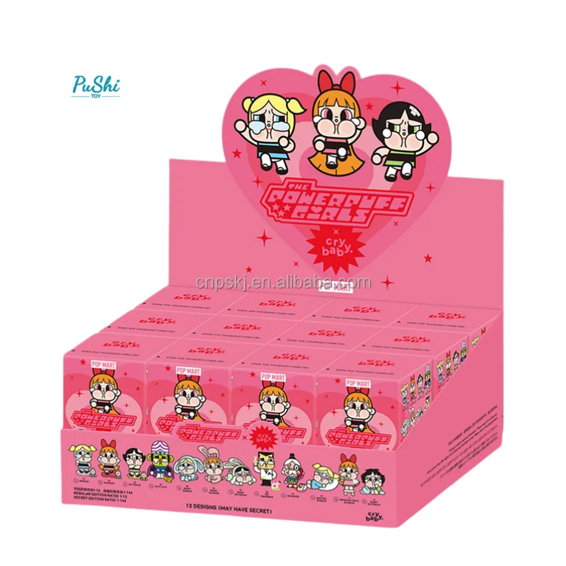 正規品 POP MART The Powerpuff Girls ボックス POP MART Authentic Mystery Box The Powerpuff Girls Red 12