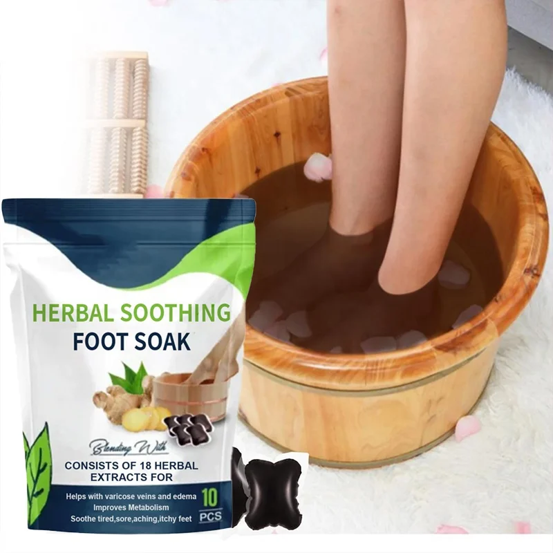 Foot Detox Soak Natural Herbal Body Soothing Shaping Slimming Foot Bath ...