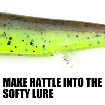 Factory Direct Supply Glass Rattle Beads Lure Sound Attractant for Fishing 2 Beads Soft Bait Generator – Soft Lure – view 2