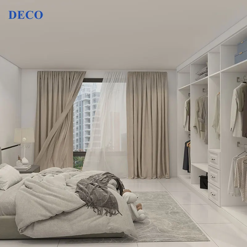 Заводская индивидуальная система хранения шкафов, белый шкаф для любых комнат с зеркальными дверями